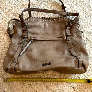 Taupe handbag